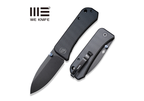 WE Knife Co. WE Knife Banter Flipper Knife- Black G-10 & CPM S35VN Steel