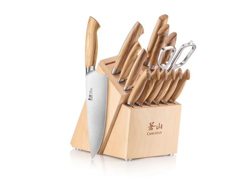 Cangshan Cangshan, Oliv Series 15pc Knife Block Set