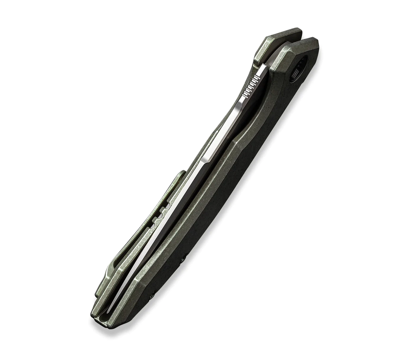 WE Knife Quixotic Green Titanium Handle, CPM 20CV