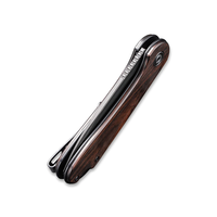 CIVIVI  Elementum Flipper Knife, Black Ebony Handle, Black D2 Blade