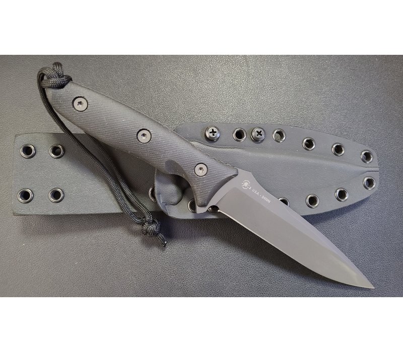 Spartan Blades Moros Fighter Fixed, CPM S45VN, Black Micarta Handle
