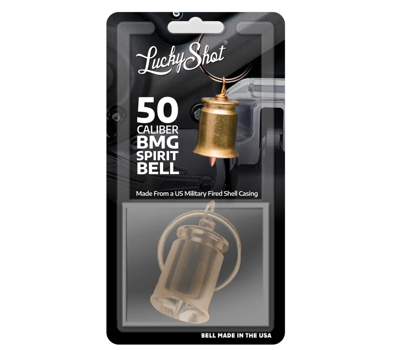 Lucky Shot 50 Caliber Real Bullet Motorcycle Bell