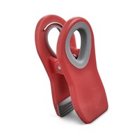 HIC Kitchen Multi-Purpose Magnetic Clips Turquoise, Red, and Navy Set of 6