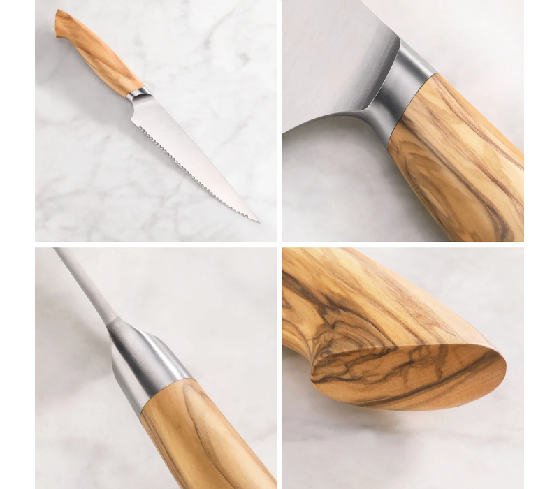 Cangshan, OLIV Series 5in Serrated Utility Knife