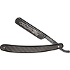 Giesen & Forsthoff Straight Razor- 5/8" Carbon Steel Blade, Carbon Fiber Inlaid Aluminum Handle