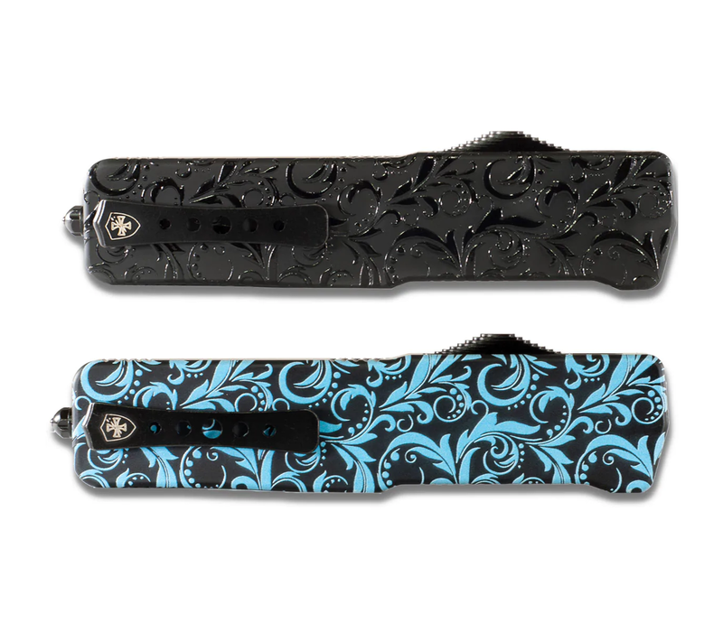Templar Slim Premium Weighted OTF, Maiden Teal, Black CPM D2 Dagger