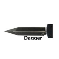 Templar Slim Premium Weighted OTF, Maiden Teal, Black CPM D2 Dagger