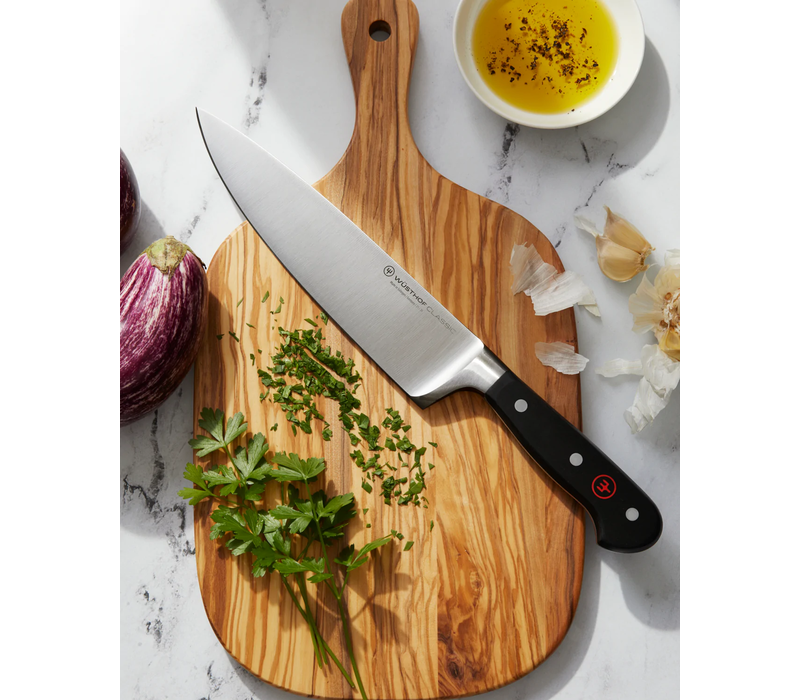 Wusthof Classic 8" Chef's Knife, Black Handle