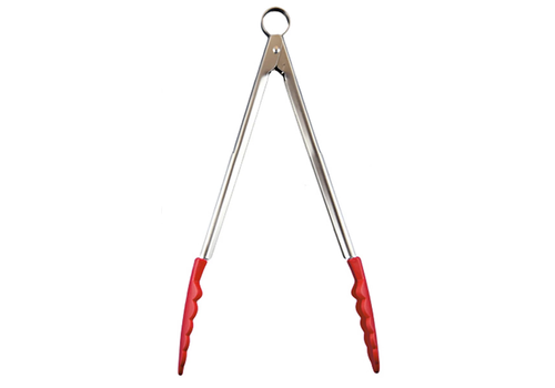 Cuisipro Cuisipro Silicone Locking Tongs- 12" Red
