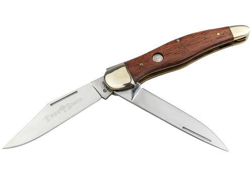Boker Boker Traditional Series 2.0 Folding Hunter, Rosewood Handle, D2, Leather Sheath