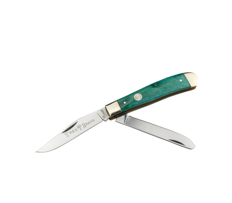 Boker Traditional Series 2.0 Trapper- D2 Steel, Smooth Green Bone