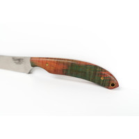 Bordertown Blades Field & Stream Hunting Knife- Dyed Maple