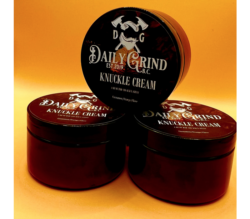 Daily Grind Knuckle Cream, Autumn Ember, Cinnamon, Orange, Clove