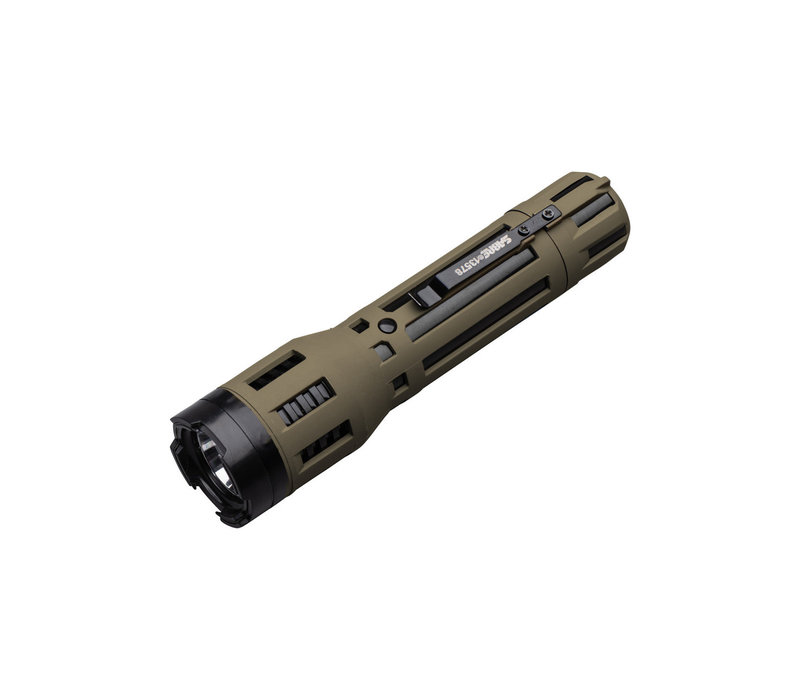 SABRE 2-in-1 Stun Gun with LED Flashlight- Army Green