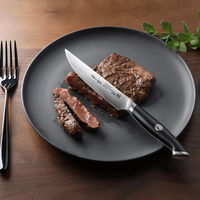 Cangshan Thomas Keller 5" Fine Edge Steak Knife Black, Walnut Box