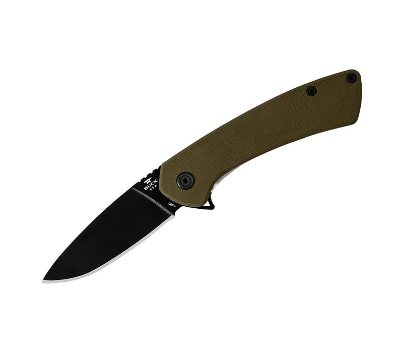 Buck Knives Onset Flipper- OD Green G10 Handle, Black CPM S45VN Blade