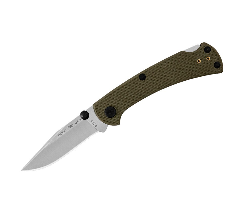 Buck Knives 112 Slim Pro TRX- OD Green G10 Handle, S30V Steel