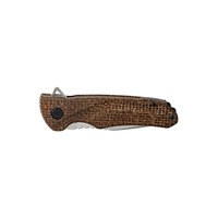 Buck Knives 841 Sprint Pro Flipper Burlap Micarta Handle, S30V
