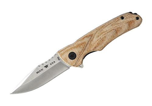 Buck Buck Knives 841 Sprint Pro Knife Tan Canvas Micarta, S30V Steel