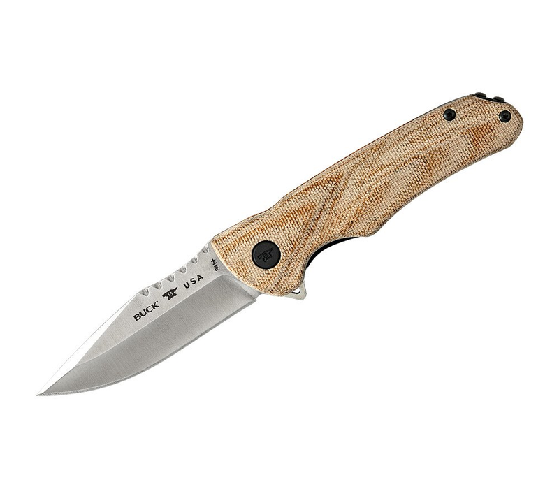 Buck Knives 841 Sprint Pro, Tan Canvas Micarta, S30V Steel