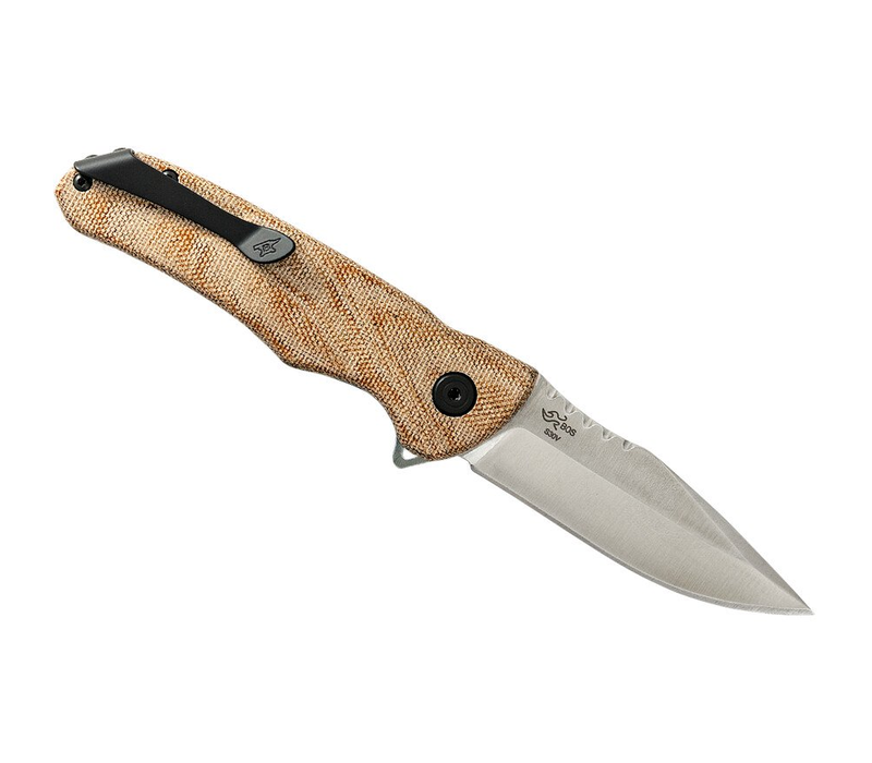 Buck Knives 841 Sprint Pro, Tan Canvas Micarta, S30V Steel
