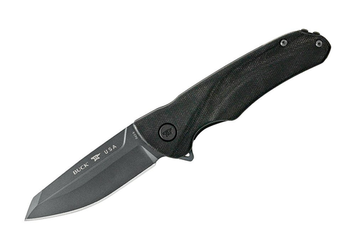 Buck Buck Knives 843 Sprint OPS, Black Canvas Micarta, S30V Steel