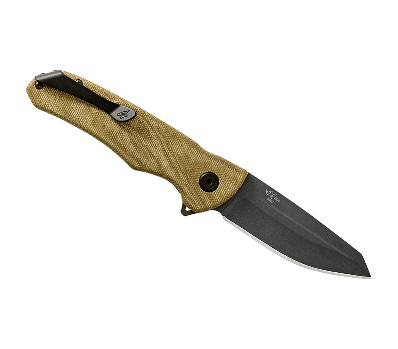 (Discontinued) Buck Knives 843 Sprint OPS Green Canvas Micarta, S30V