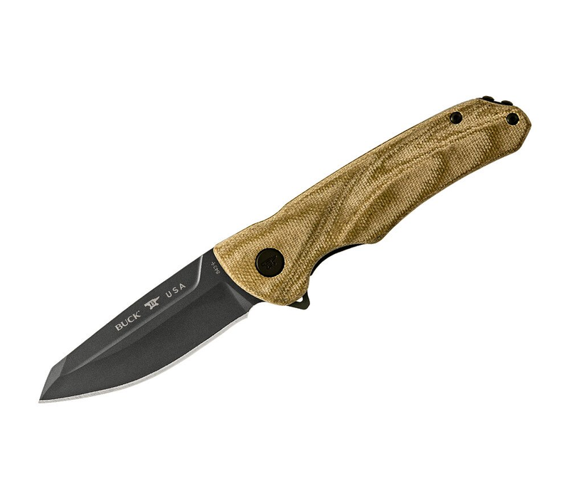 Buck Knives 843 Sprint OPS Green Canvas Micarta, S30V