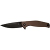ABKT - American Buffalo Knife & Tool ABKT Catalyst Folder- Tan G10 Handle, D2 Steel