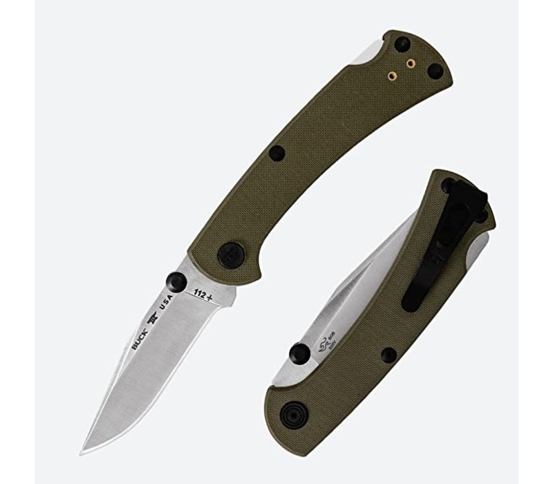 Buck Knives 112 Slim Pro TRX- OD Green G10 Handle, S30V Steel