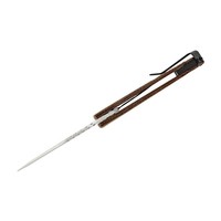 Buck Knives 841 Sprint Pro Flipper Burlap Micarta Handle, S30V