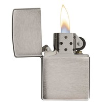 Zippo Armor Lighter Brushed Chrome Finish