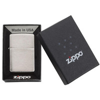 Zippo Armor Lighter Brushed Chrome Finish