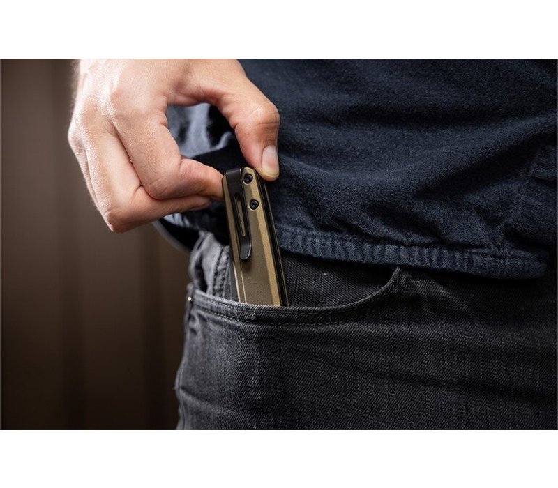 Buck 838 Deploy Auto Bronze, 154CM Steel