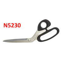 Kai 9" Bent Handle Scissors- Black