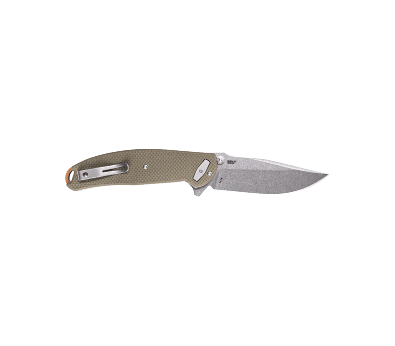 CRKT Butte Deadbolt, OD Green G10 Handle, D2 Steel