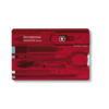 Victorinox Victorinox Swiss Army SwissCard Ruby Transparent, 10 Functions