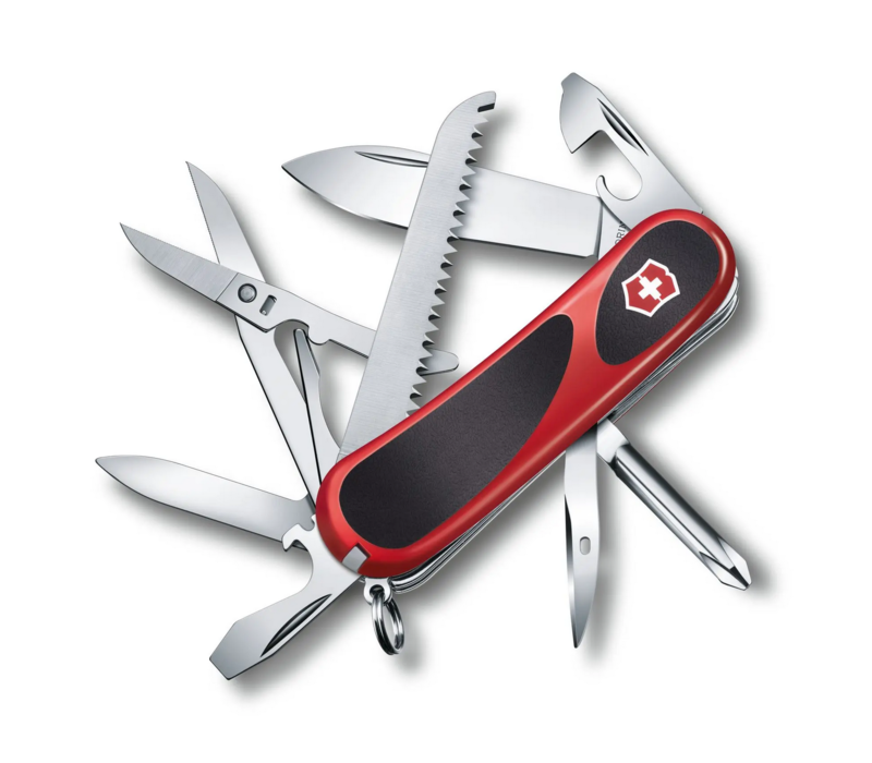 Victorinox Swiss Army Evolution 18 Grip- 15 Functions, Red