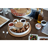 Picnic Time Toscana Symphony Appetizer Serving Tray Set