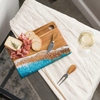 Lynn & Liana Designs Lynn & Liana Designs Small Acacia Cheese Board - Ocean Vibes