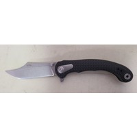 B'yond EDC Motiv Flipper Knife, Black FRN Handle, D2 Steel