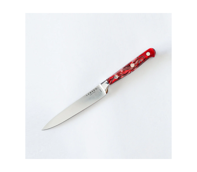 Lamson,  Fire 4Pc Steak Knife Set, Fine-Edge