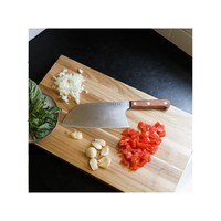 Lamson 8″ Chinese Santoku Cleaver with Classic Walnut Handle