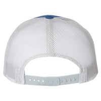 Bear Claw Knife & Shear Logo Low Profile Trucker Cap- Heather Royal & Silver