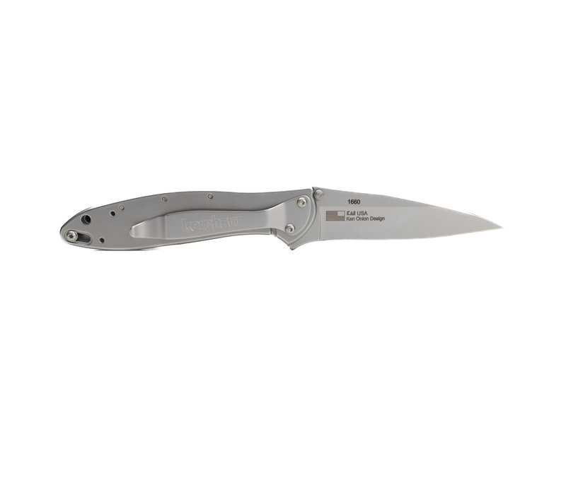 Santa Fe Stoneworks Kershaw Leek Mammoth Tooth Handle
