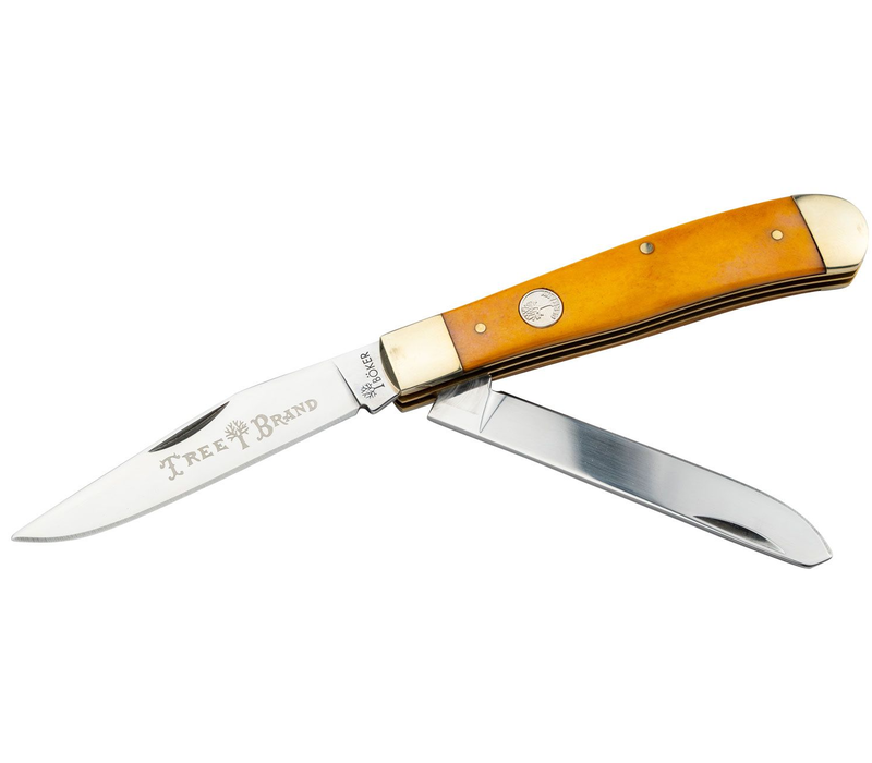 Boker Traditional Series 2.0 Trapper Smooth Yellow Bone, D2 Steel