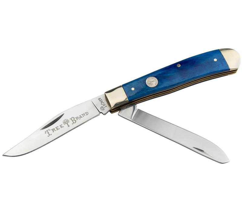 Boker Traditional Series 2.0 Trapper Smooth Blue Bone, D2 Steel