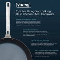 Viking Blue Carbon Steel 12 Inch Fry Pan