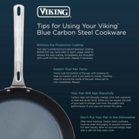Viking Blue Carbon Steel 12 Inch Wok