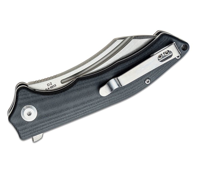 B'yond EDC Sunder Flipper Black G-10, D2 Steel